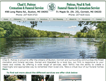 Tablet Screenshot of mainefuneral.com